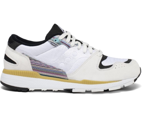Tenis Saucony Azura Unisexo Zapatos Originales Blancas / Multi México MX-804-JO